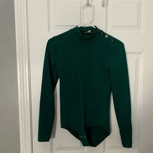 J.Crew green bodysuit